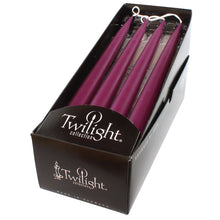 Dark Heather Danish Taper Candle 10" | Set of 2