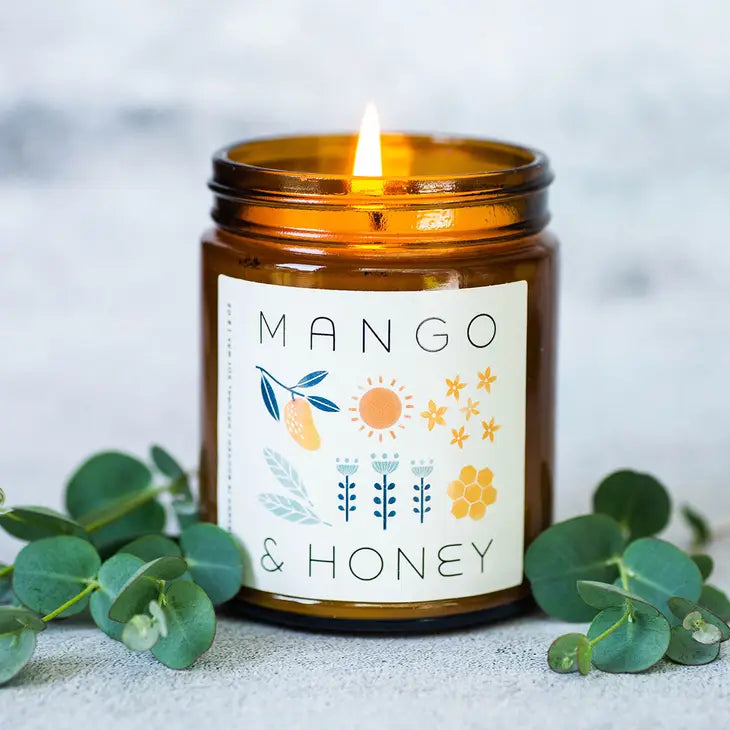 Mango and Honey Soy Wax Candle