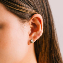 Anise Stud Earring - White Opal