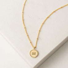 Aquarius Horoscope Necklace - Lover's Tempo