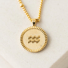 Aquarius Horoscope Necklace - Lover's Tempo