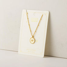 Aquarius Horoscope Necklace