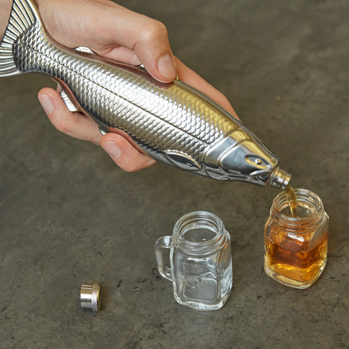 Stainless Steel Fish Flask