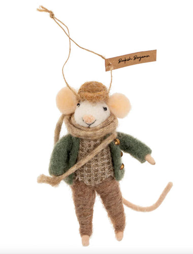 Bookish Benjamin Woolen Mouse