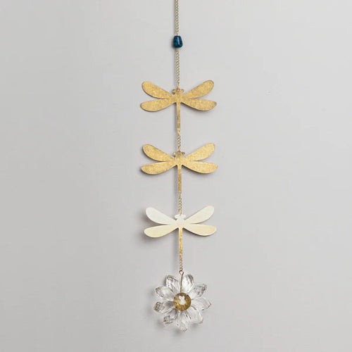 Suncatcher - Dragonfly/Bleu Apatite