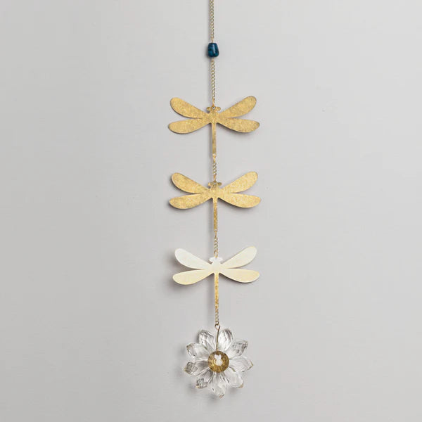 Suncatcher - Dragonfly/Bleu Apatite