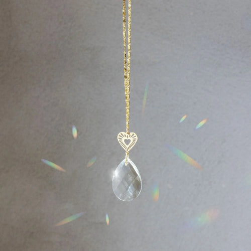 Pocket Suncatcher - Radiating Heart