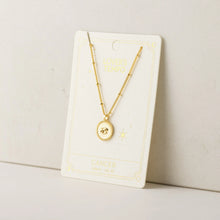 Cancer Horoscope Necklace Lover's Tempo