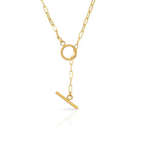 Darcy Gold Toggle Necklace Lover's Tempo