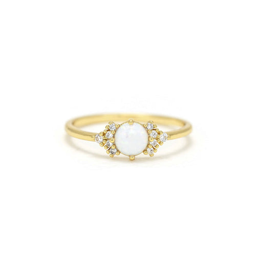 Echo Ring - Gold Opal