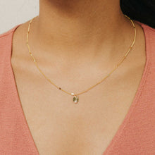 Everly Circle Necklace - Silver