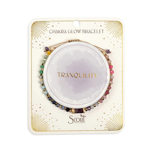 Chakra Glow Bracelet - Crown/Tranquility/Gold