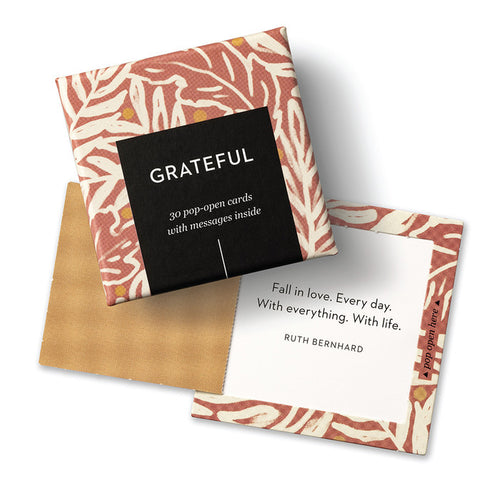 Grateful Thoughtfulls, Pop Open Giftable Inspiration Cards