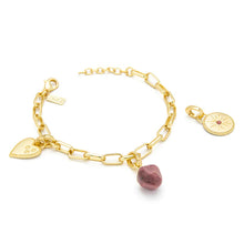 Interchangeable Charm Bracelet - Gold Tourmaline