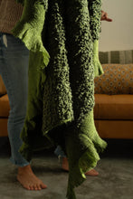 Olive Boucle Throw Blanket - Vibestyle.ca