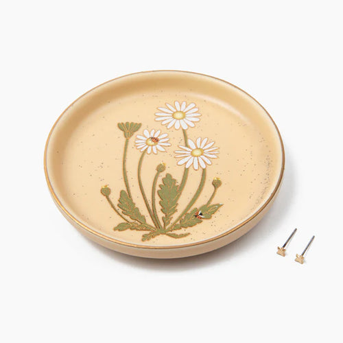 Daisy Trinket Tray & Earring Set
