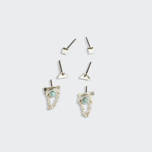 Mountain Stud Trio - Silver
