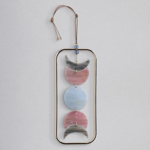 Stained Glass Suncatcher - Moon Phase