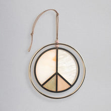Stained Glass Suncatcher - Peace Sign