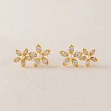 Lily Climber Earrings Gold Stud Climber Earrings - Lover's Tempo