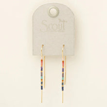 Miyuki Glass Bead Threader Earrings