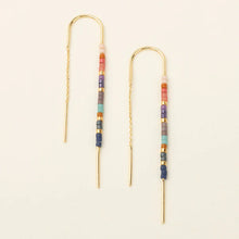 Miyuki Glass Bead Threader Earrings