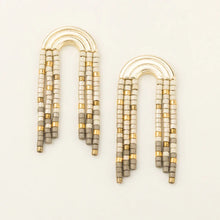 Miyuki Glass Bead Fringe Earrings