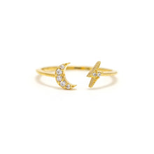 Moon Fortuna Gold Ring Lover's Tempo