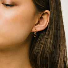 Onyx Gold Plated Earrings - Lover's Tempo