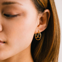 Portia Hoop Earrings - Silver or Gold
