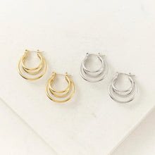 Portia Hoop Earrings - Silver or Gold