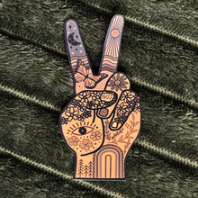 Peace Hand Sticker | Nature Lover | Hippie Sticker