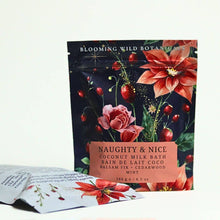 Naughty & Nice Coconut Milk Bath Sachet | Christmas Preorder