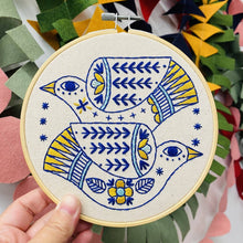 Turtle Doves Complete Embroidery Kit