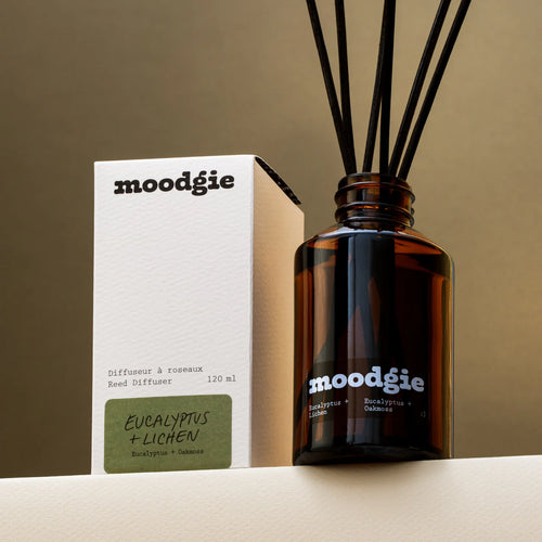Moodgie Eucalyptus And Oakmoss Scented Candle Poured in Canada