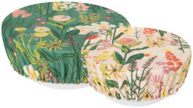2 Bowl Covers - Bees & Blooms
