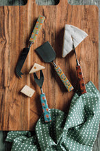 Mosaic Floral Patterned Enamel Cheese Knives Danica 
