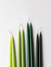 Forest Green Danish Taper Candle 12" | Set of 2
