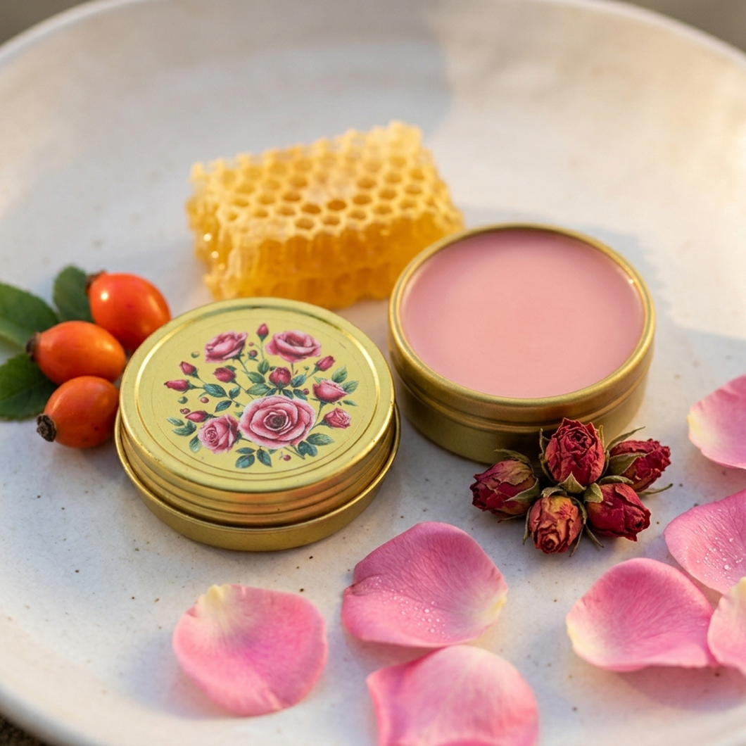 100 Roses True Rose Balm | Gold Tin