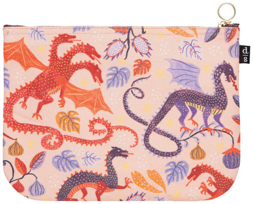 Ember Dragon Pencil Case, Cosmetic Bag