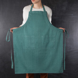 Lagoon Stonewashed Cotton Apron - Danica