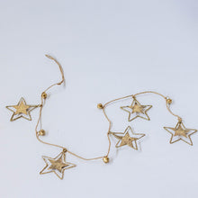 Gold Metal Star Garland