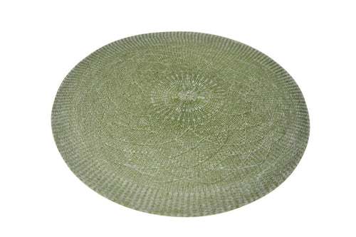 Green Round Placemat