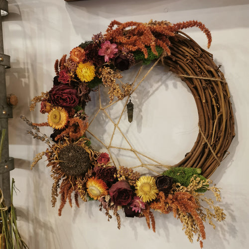 Dried Moon Wreath Class - October 1st 6:30pm