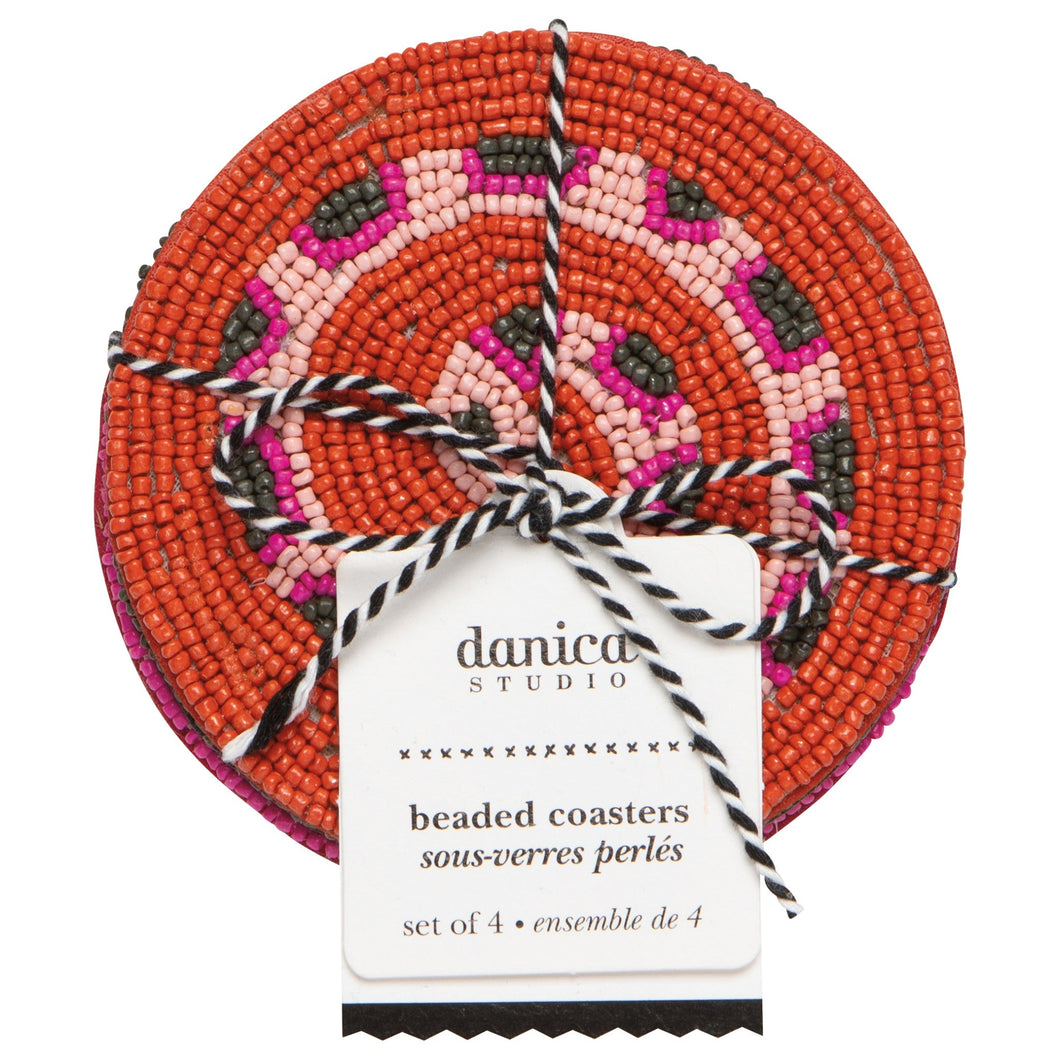 Gardenland Beaded Coasters