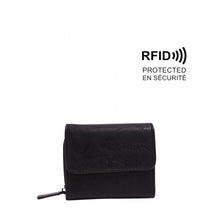 S-Q Amber Bo-Fold Wallet Black Canada