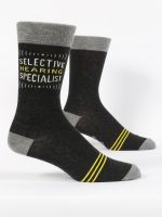 Selective Hearing Blue Q Men's Socks