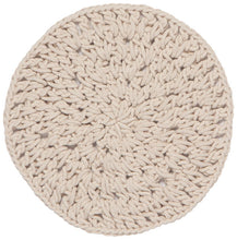 Knotted trivet natural crochet Canada 