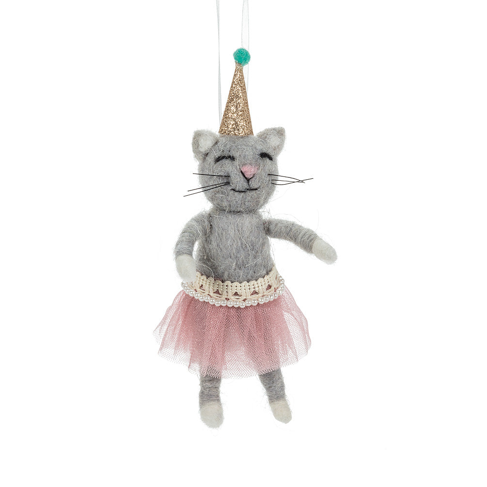 Cat in Party Hat Ornament Canada Abbott