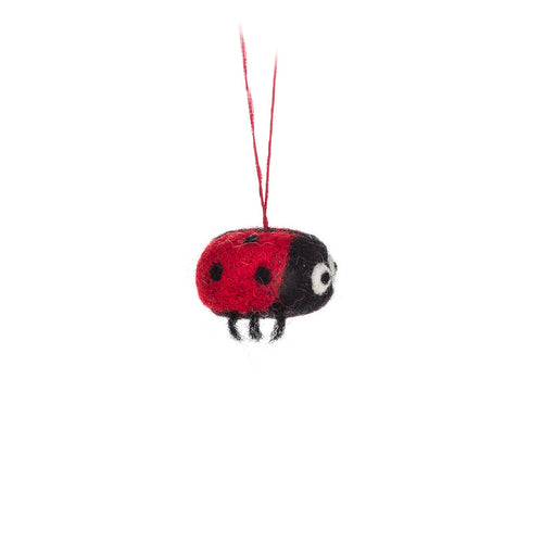 Mini Ladybug Christmas Tree Ornament